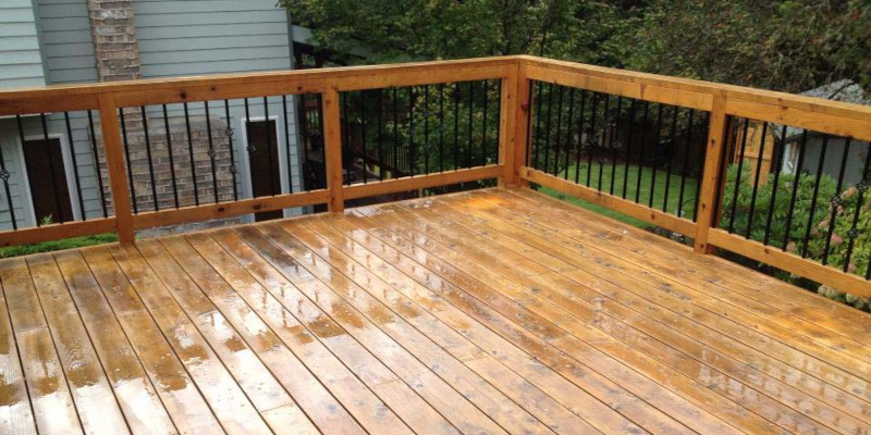 Deck Cleaning in Charleston, Illinois